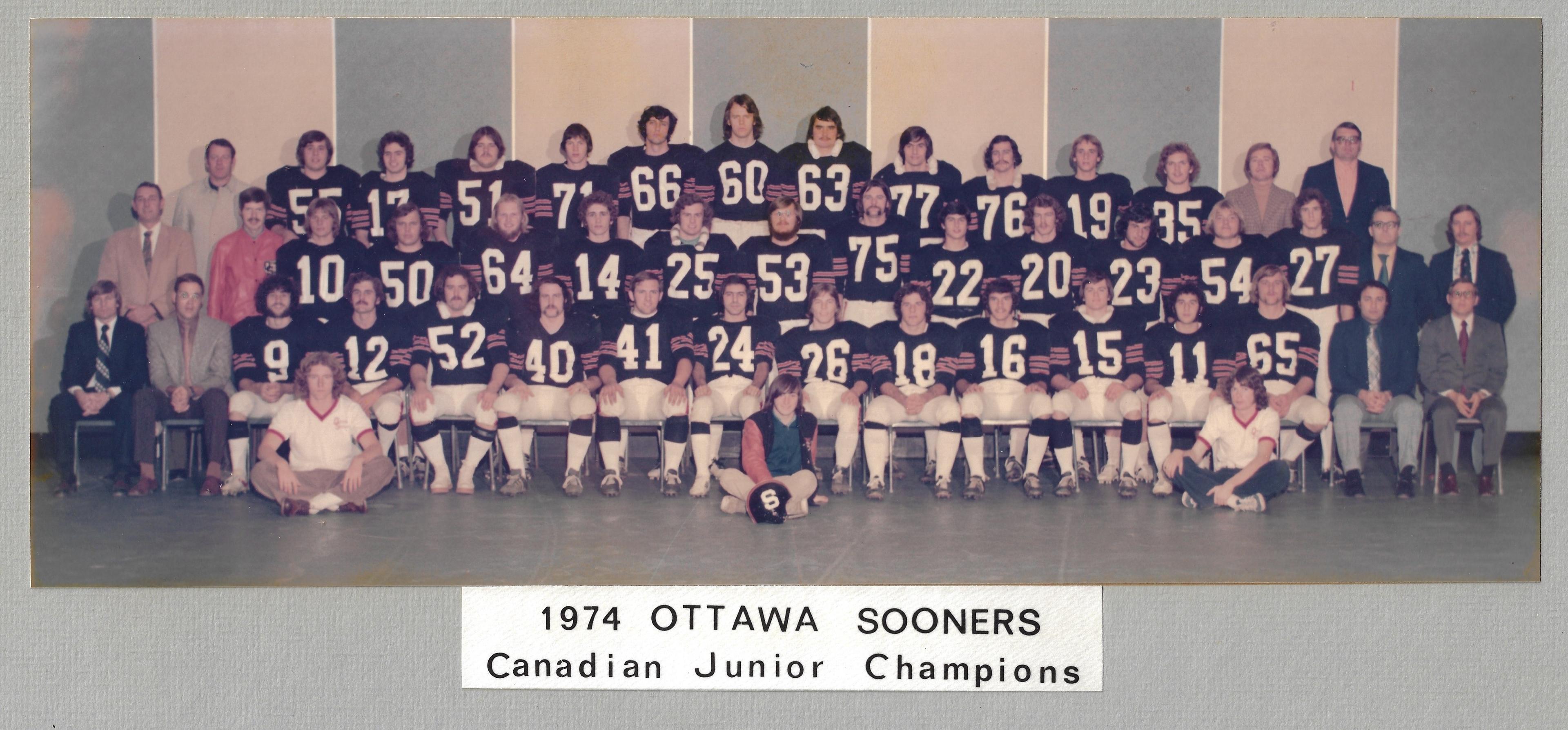 Ottawa Sooners historic championship team photo