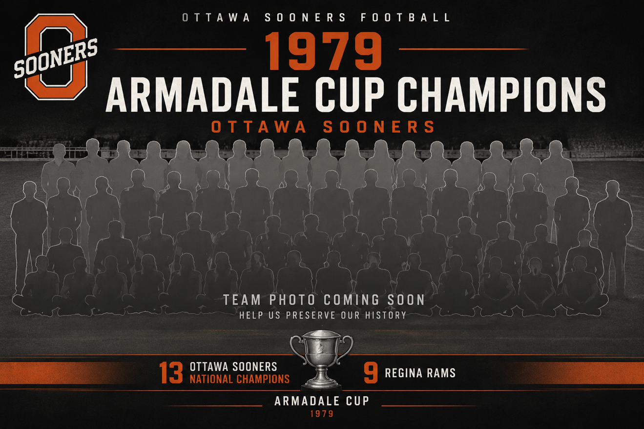 1979 Ottawa Sooners Armadale Cup Champions team photo